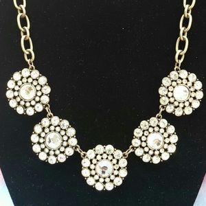 J.Crew Sparkling Statement Necklace  16”-18”